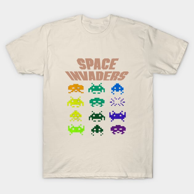 T shirt space invaders hot sale